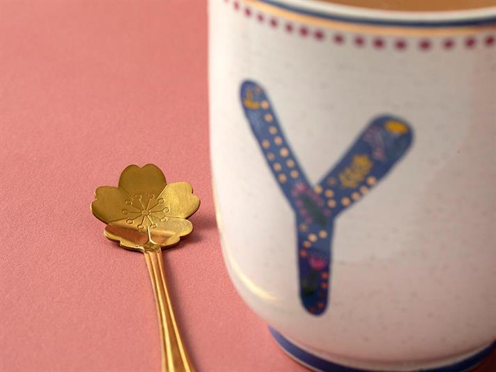 Cană, Letter Y, porțelan, 500 ml, multicolor