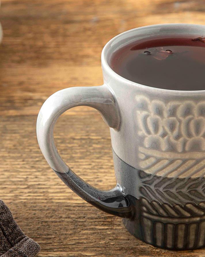 Nora Stoneware Cup 300 ml Dark Gray