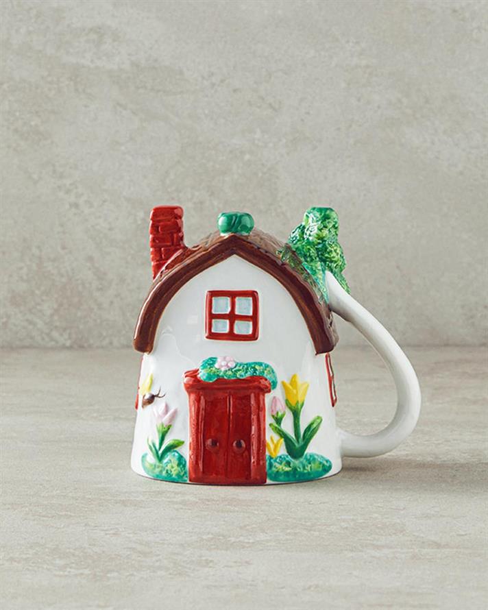 Cană, Peaceful Home, dolomită, 300 ml, multicolor