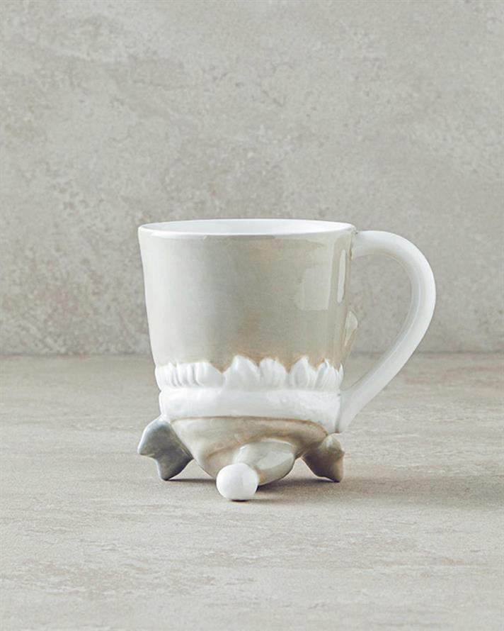 Cană, Santa, dolomită, 300 ml, bej