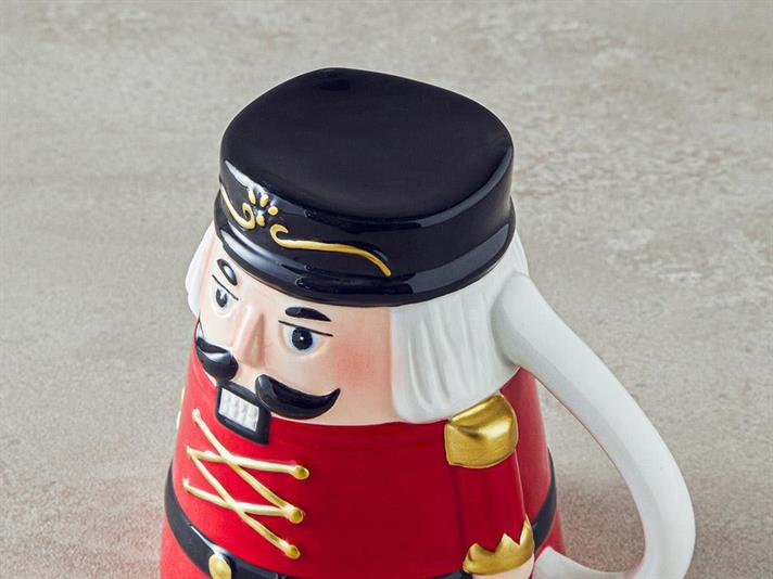 Cană, Tin Soldier, dolomită, 300 ml, roșu