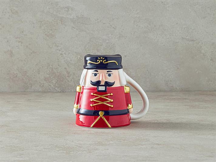 Cană, Tin Soldier, dolomită, 300 ml, roșu