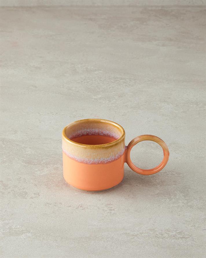 Cana, Alexa, ceramica, 184 ml, portocaliu