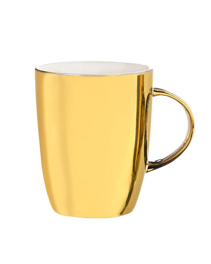 Cana, Dida, portelan, 300 ml, auriu