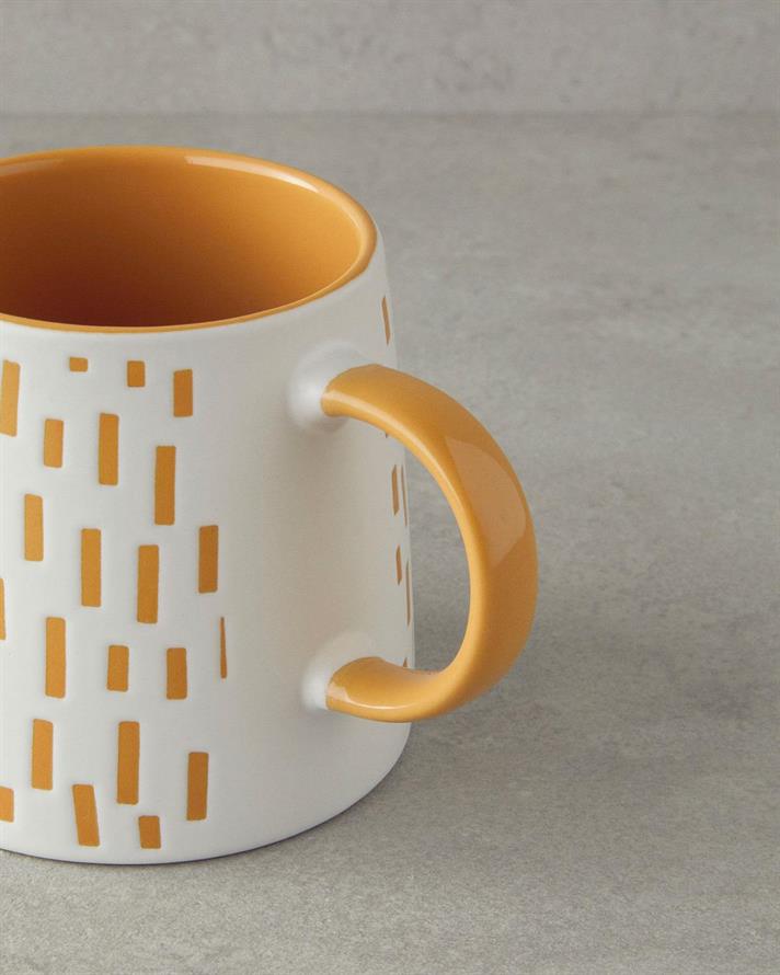 Cana, Harper, ceramica, 410 ml, galben