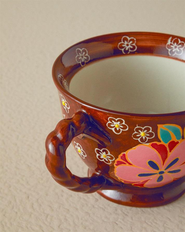 Cana, Vita, ceramica, 400 ml, maro
