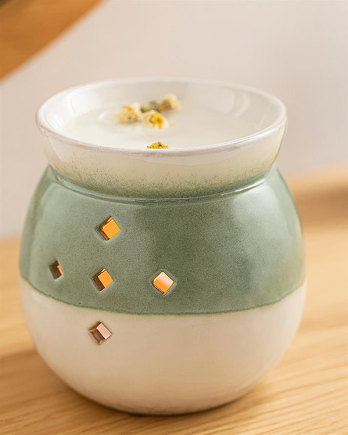 Freda Silicone Censer 10,5x10,5x10,5 cm Green