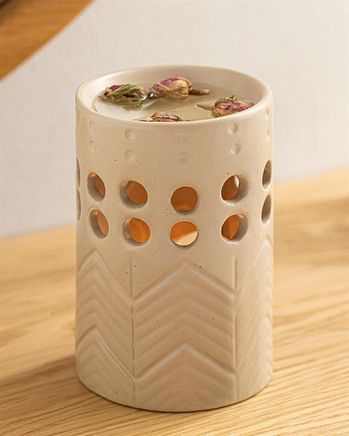 Novia Silicone Censer 8x8x12,1 cm Cream