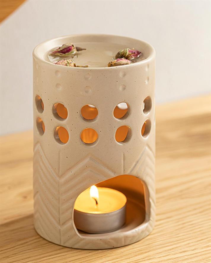 Novia Silicone Censer 8x8x12,1 cm Cream