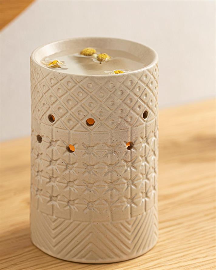 Sylvia Silicone Censer 8x8x12,1 cm Cream