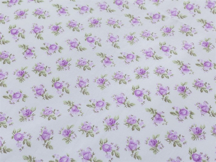 Candy Rose Cu Bumbac Single Lenjerie De Pat 160x220 cm Lila