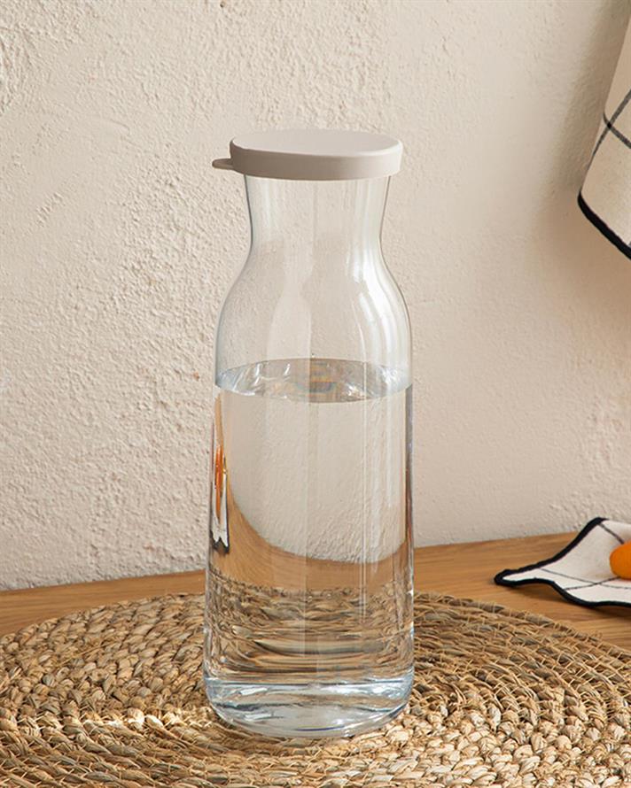 Carafă, Luna, sticlă, 1200 ml, transparent