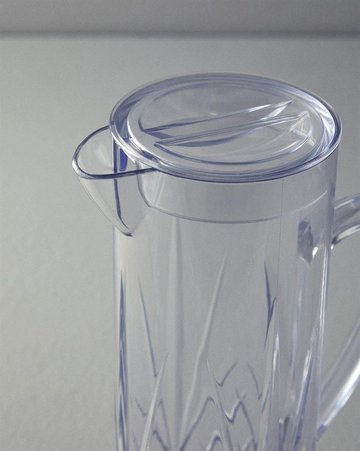 Carafă, Olivia, acril, 1,5 Lt, transparent