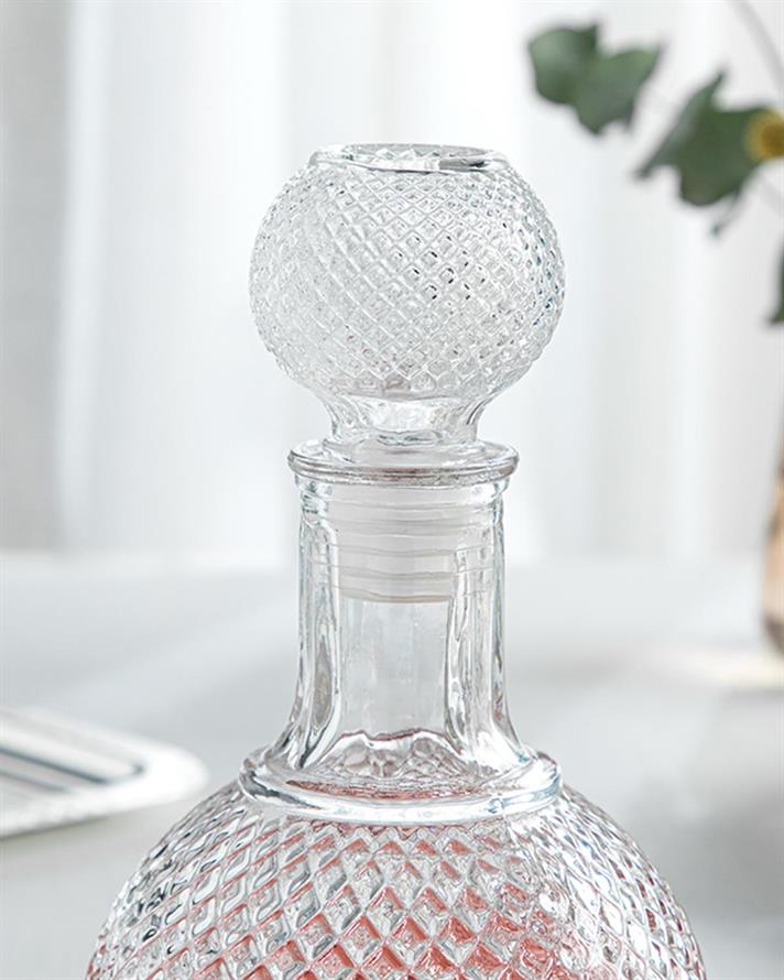 Carafă, Point, sticlă, 1000 ml, transparent