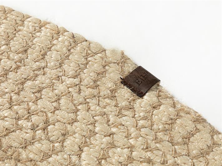 carenă Covor Decorativ Din İută 90x90 cm Natural