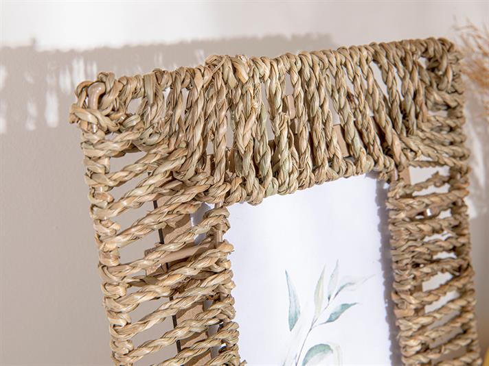 Ramă foto, Carla, răchită, 10x15 cm, maro