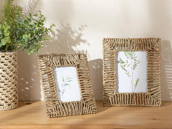 Ramă foto, Carla, răchită, 13x18 cm, maro