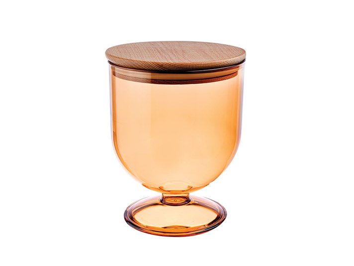 Carlisa Plastic Cookie Jar 40x39 cm Amber