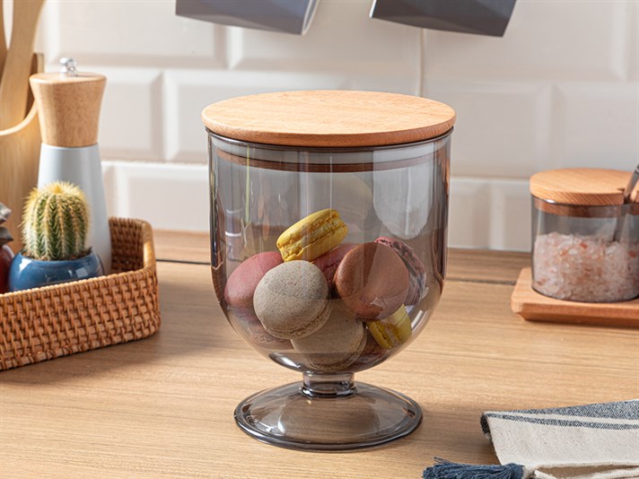 Carlisa Plastic Cookie Jar 40x39 cm Fume