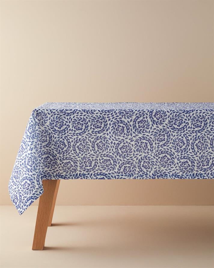 Poliester Față De Masă 150 x 200 cm Albastru