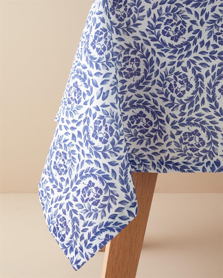 Poliester Față De Masă 150 x 200 cm Albastru