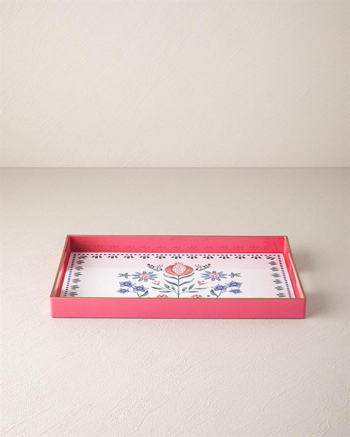 Carnival Flower PP Tavă 40x26 cm Fucsia