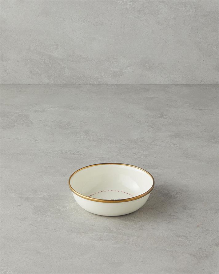 Carnival Phenix Email Bol 14 cm Albastru - Alb