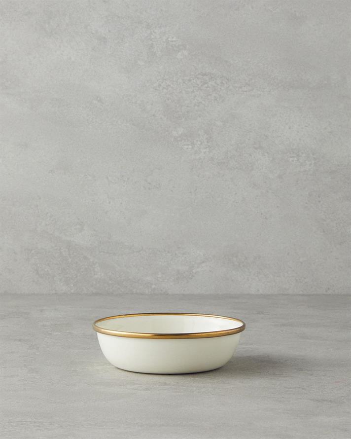 Carnival Phenix Email Bol 14 cm Albastru - Alb