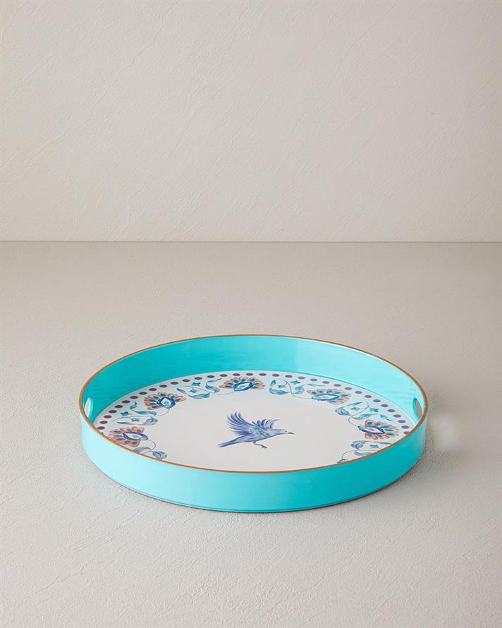 Carnival Sparrow PP Tavă 33 cm Verde