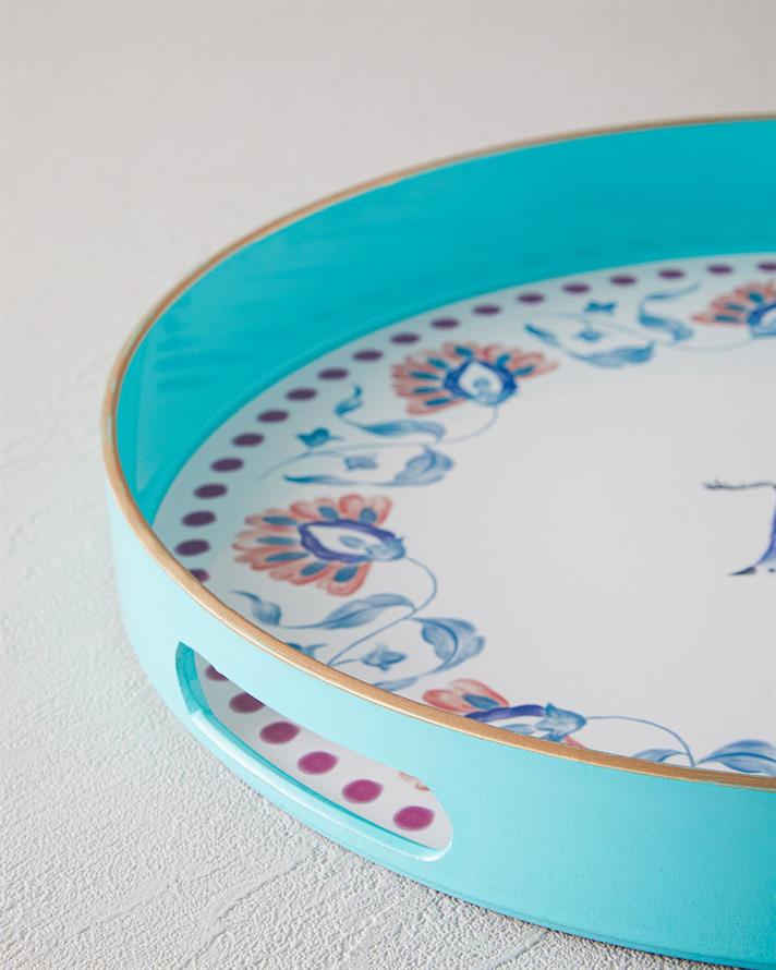 Carnival Sparrow PP Tavă 33 cm Verde