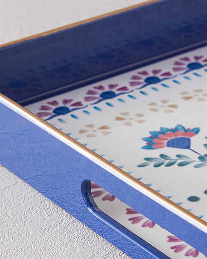 Carnival Time PP Tavă 35x35 cm Albastru