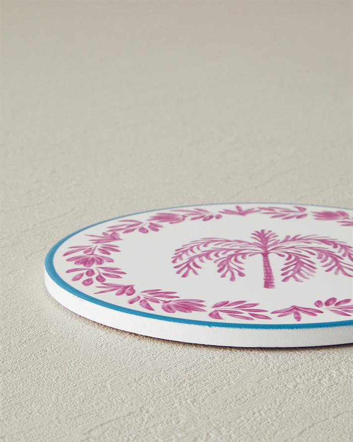 Carnival Tree Ceramică Suport Vase Calde 16 cm Roz