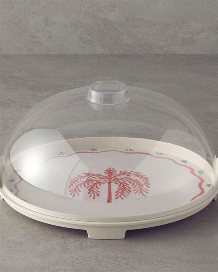 Carnival Tree Melamină Stand Pentru Chec 30 cm Roz