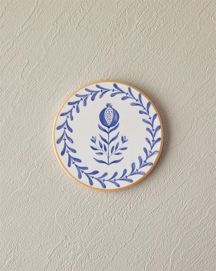 Carnival Tulip Ceramică Coaster Pahare 10.8 cm Albastru