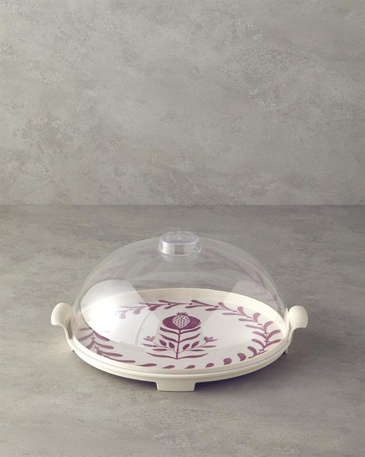 Carnival Tulip Melamină Stand Pentru Chec 30 cm Fucsia