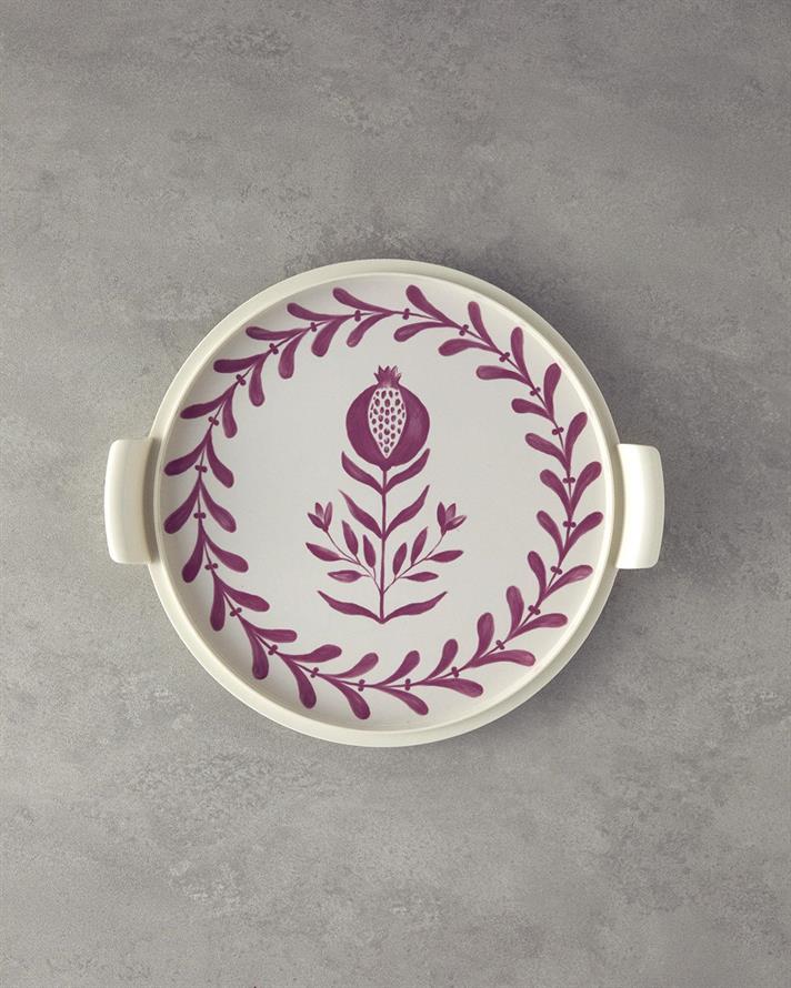 Carnival Tulip Melamină Stand Pentru Chec 30 cm Fucsia