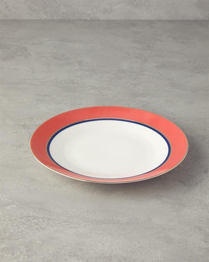 Carny Porțelan Bone Platou Servire 25 cm Portocaliu