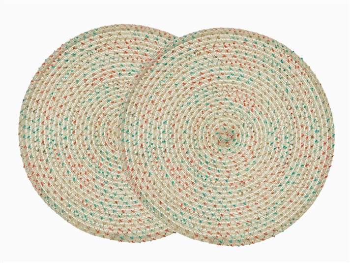 Carpe Diem Poliester Set 2  TIȘLAIFĂR 38 cm Colorat