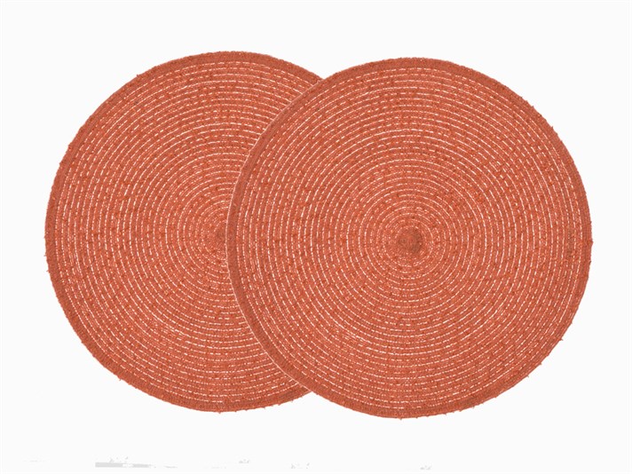 Carpe Diem Poliester Set 2  TIȘLAIFĂR 38 cm Orange,