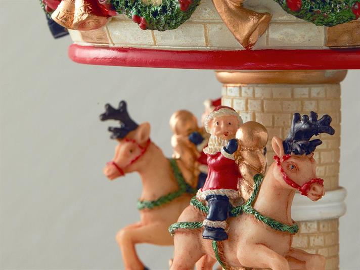 Carousel Music Box Red