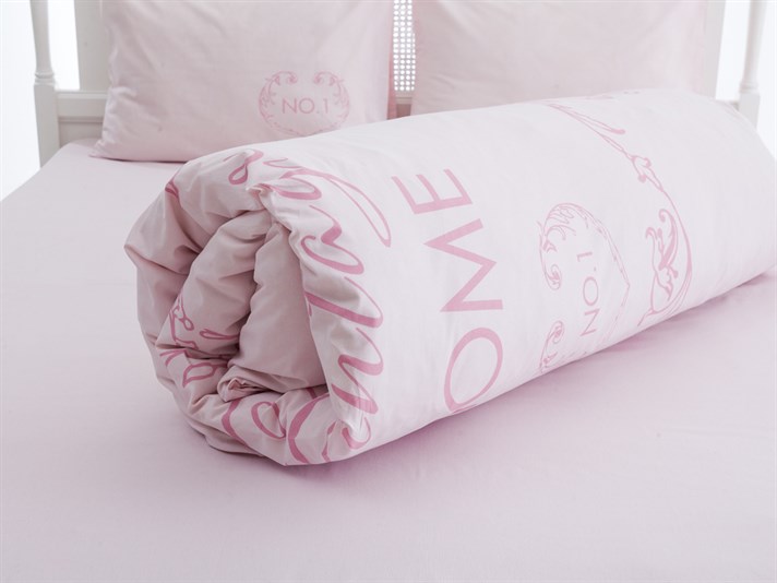 Casă vintage Bumbac Double Set Lenjerie De Pat 200x220 cm Roz