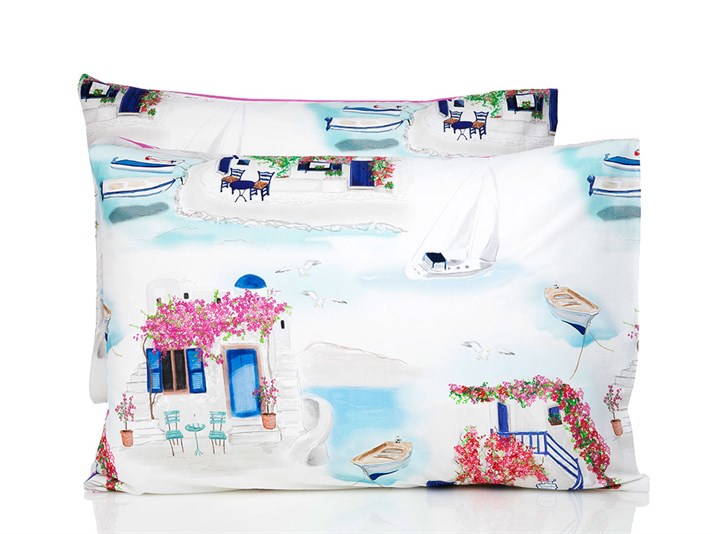 Casa Egee Cottony Set 2  FAȚĂ DE PERNĂ 50x70 cm Bougainvillea