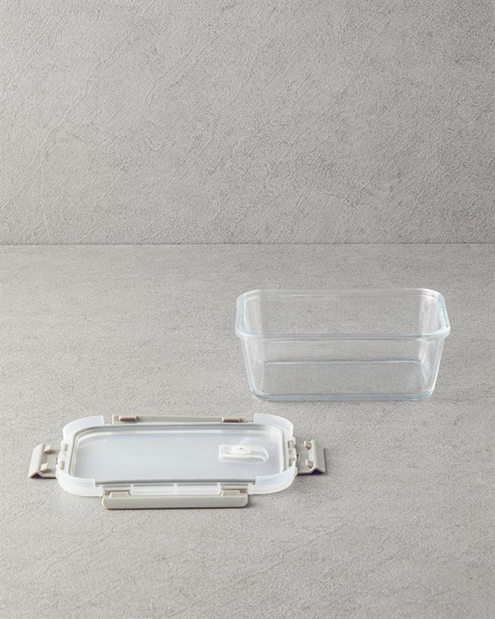 Doria Glass  VAS PENTRU PĂSTRARE 320 ml Bej Închis