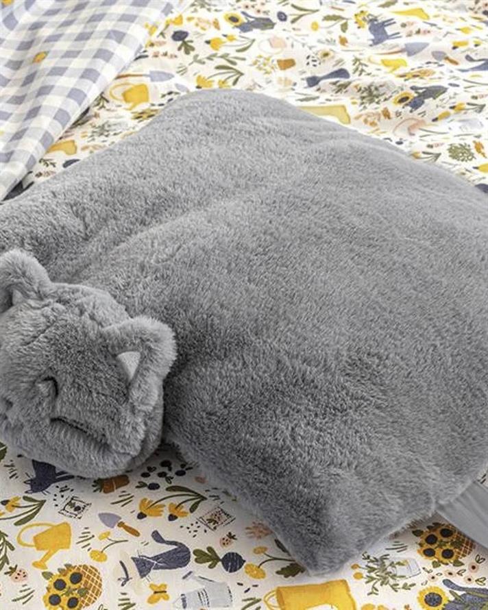 Cat Pernă Decorativă Pentru Copii Decorativ Single, Poliester, 40*40 Cm, Albastru İnchis