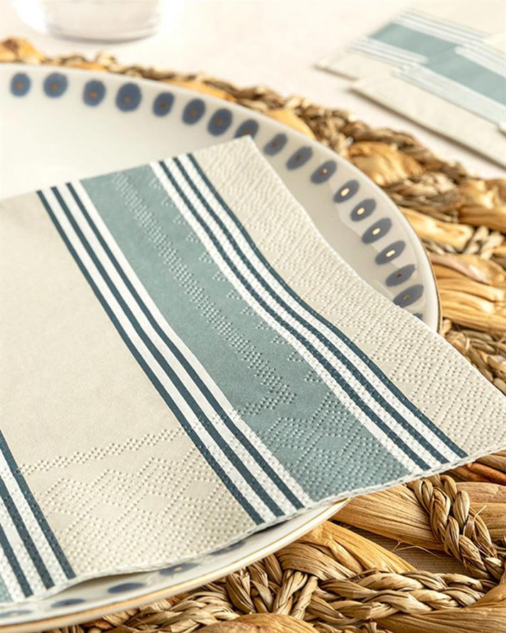 Catty Șervețele De Hartie Set 20, Hârtie, 33*33 Cm, Gri Deschis