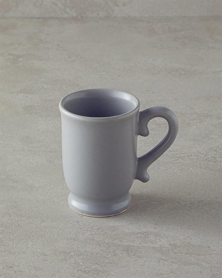 Ceașcă, Elite, ceramică, 140 ml, gri