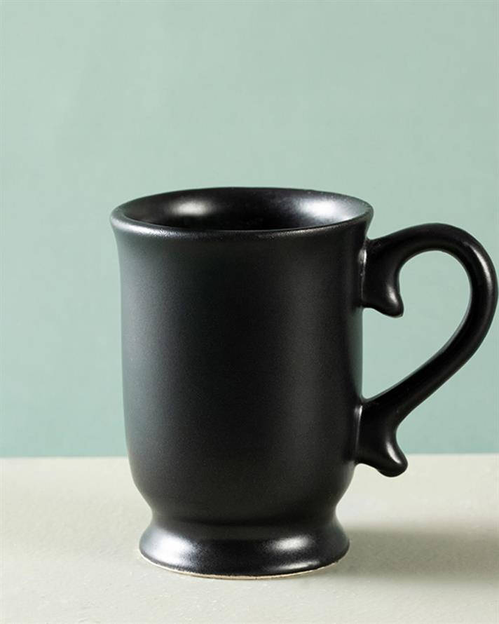 Ceașcă, Elite, ceramică, 140 ml, negru