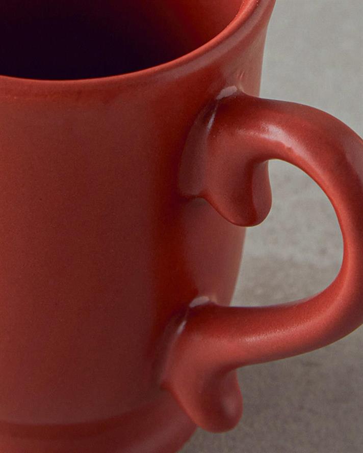 Ceașcă, Elite, ceramică, 140 ml, terracotta