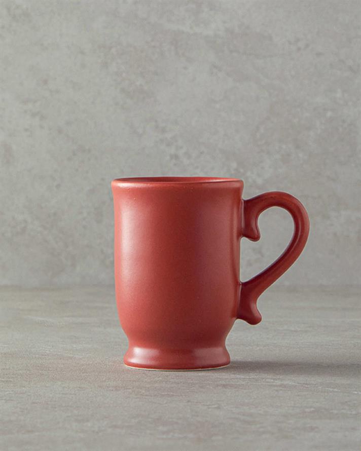 Ceașcă, Elite, ceramică, 140 ml, terracotta