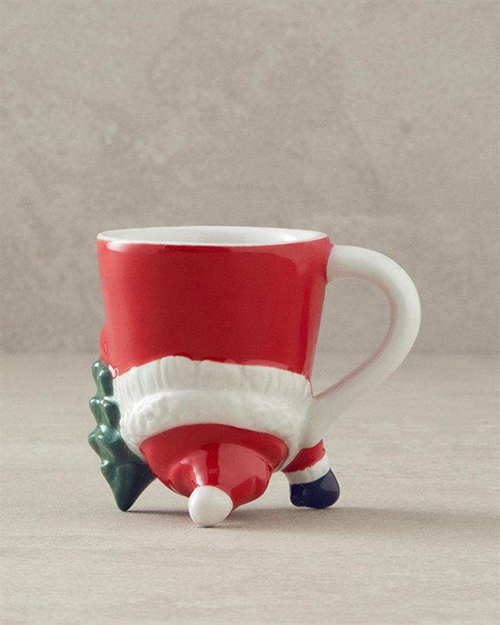 Ceașcă, Tiny Santa, dolomită, 70 ml, roșu